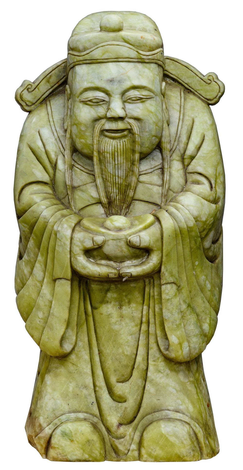 Lot 198: Chinese Carved Wiseman