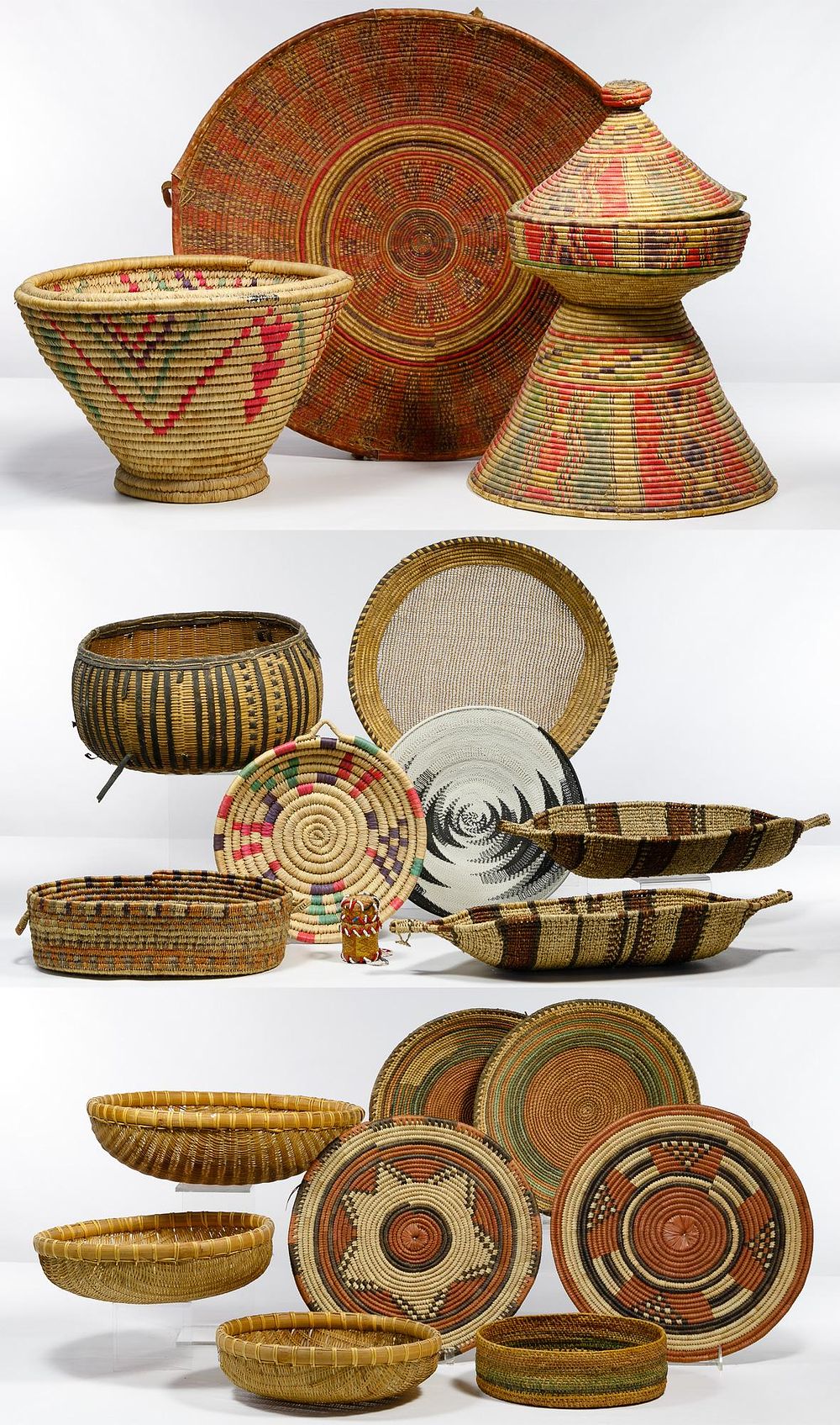 Lot 233: Ethnographic Basket Assortment