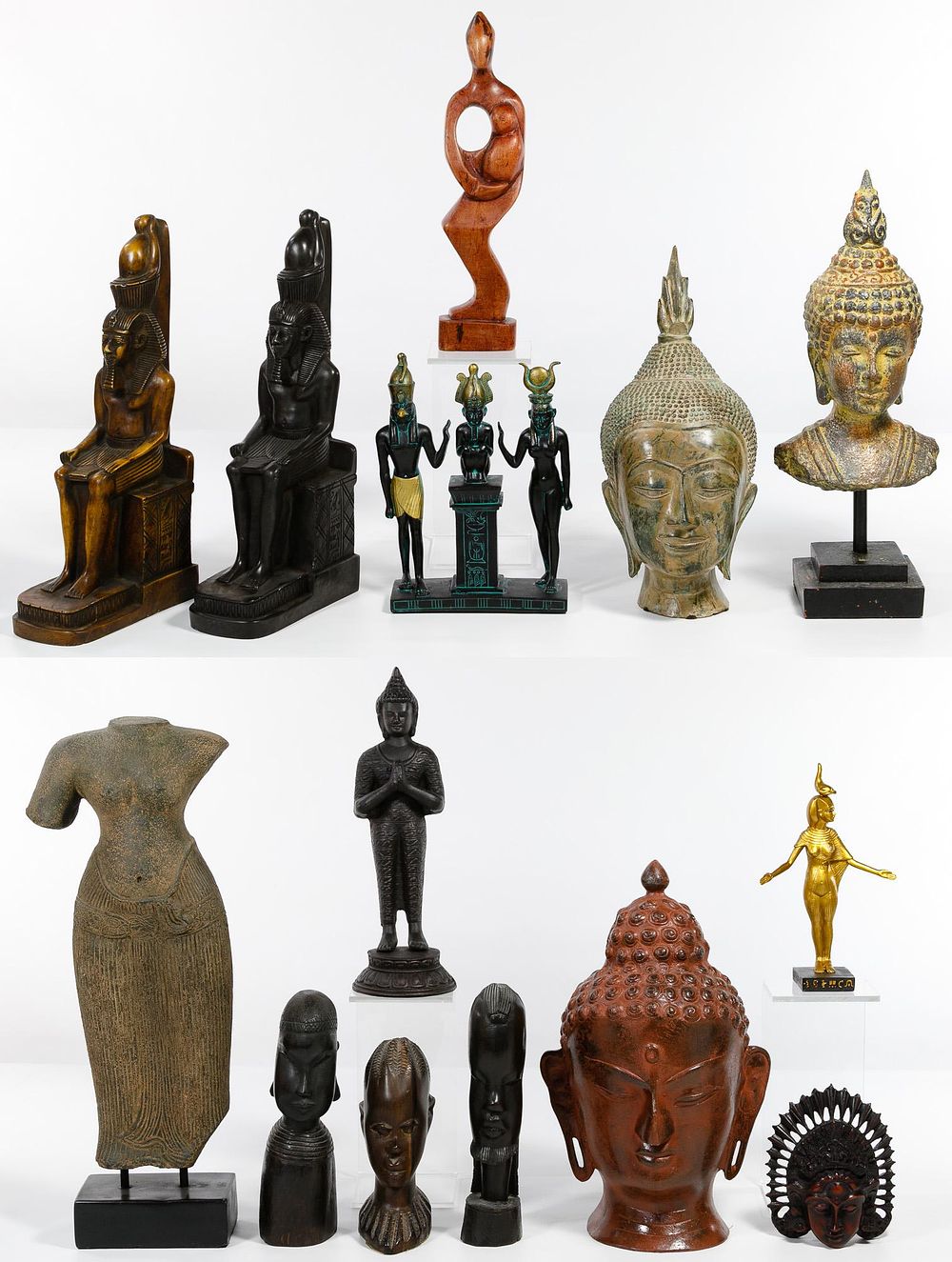 Lot 237: Ethnographic Statue Assortment