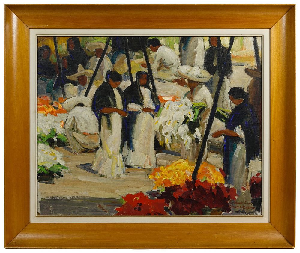Lot 245: Charles Kilgore (American, 1889-1979) Oil on Board