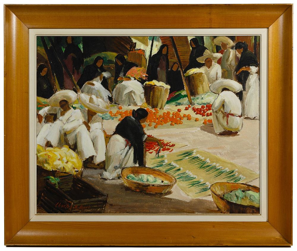 Lot 246: Charles Kilgore (American, 1889-1979) Oil on Board
