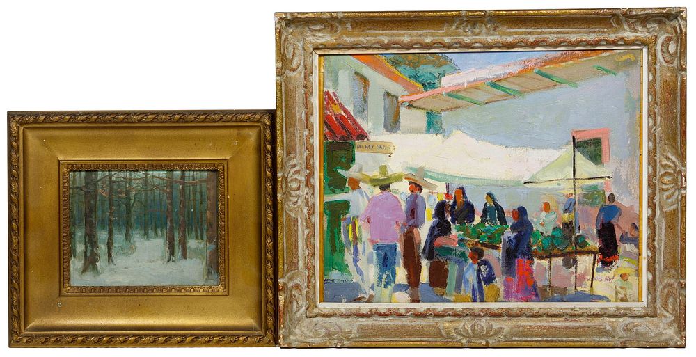 Lot 247: Donald Louis Ruf (American, 1905-1982) Oil on Canvas