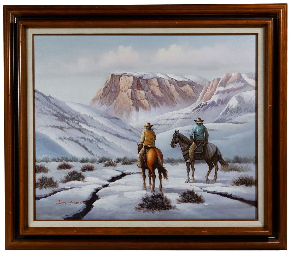Lot 250: John Stanford (American, 20th Century) Oil on Canvas