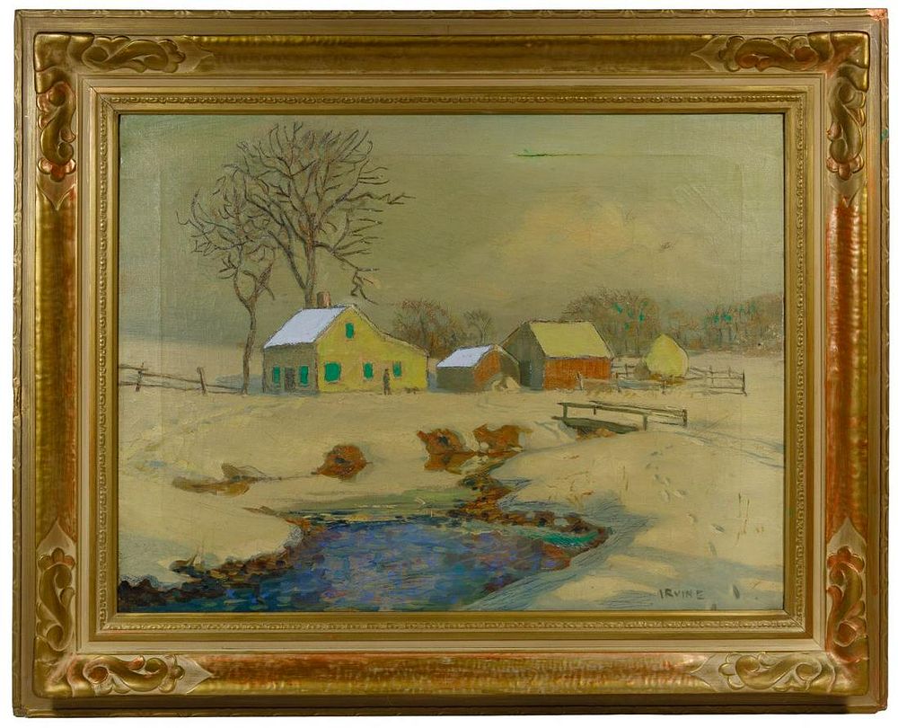 Lot 254: Wilson Henry Irvine (American, 1869-1936) Oil on Canvas