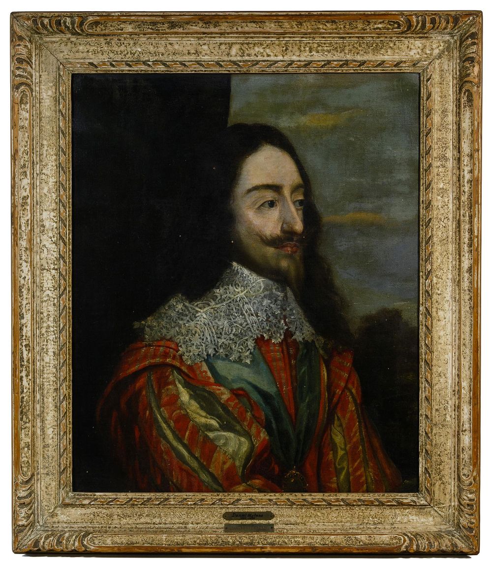 Lot 256: 'After' Daniel Mytens (Dutch, 1590-1648) 'Charles I of