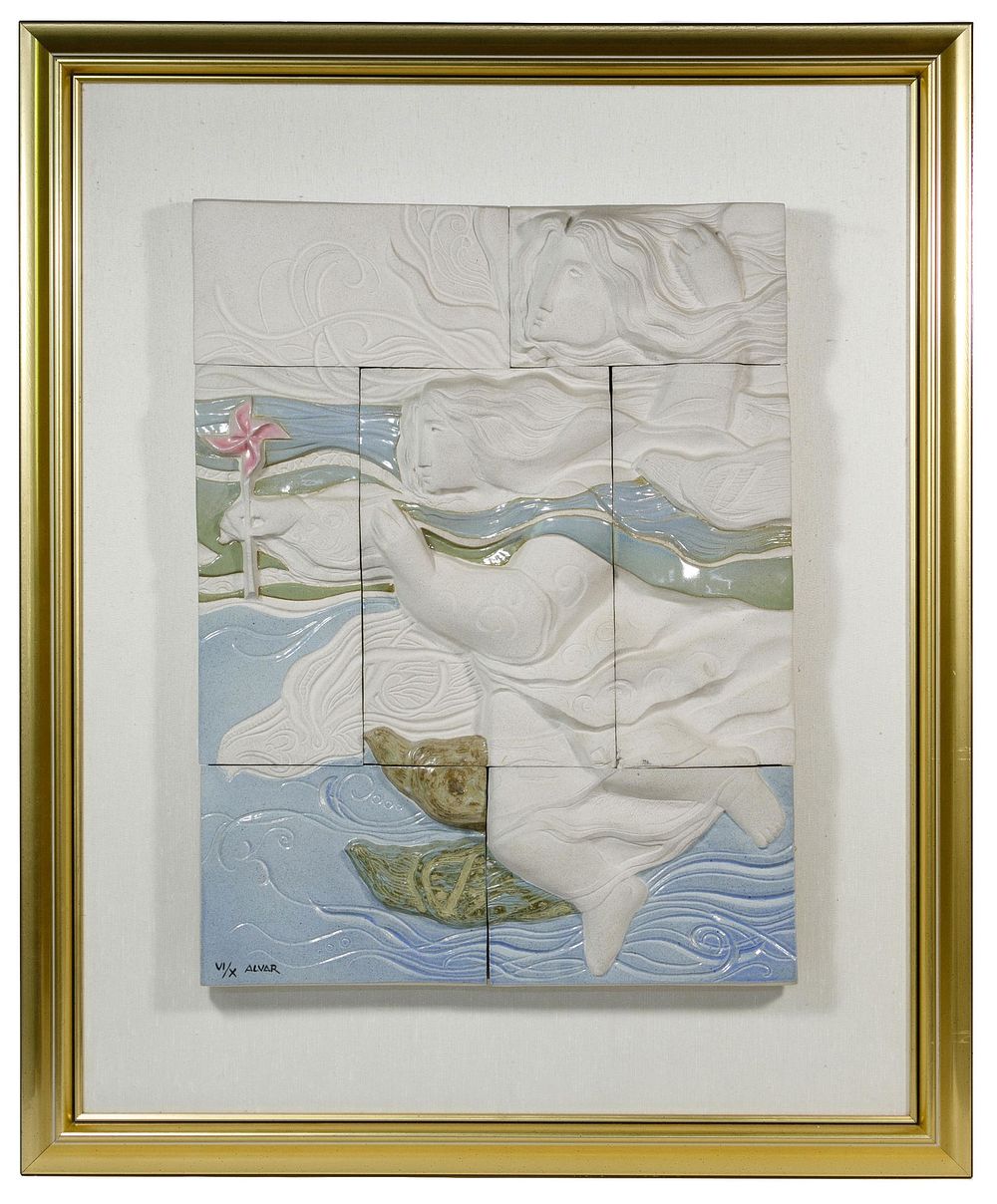 Lot 257: Alvar Sunol Munoz-Ramos (Spanish, b.1935) 'L'Air'