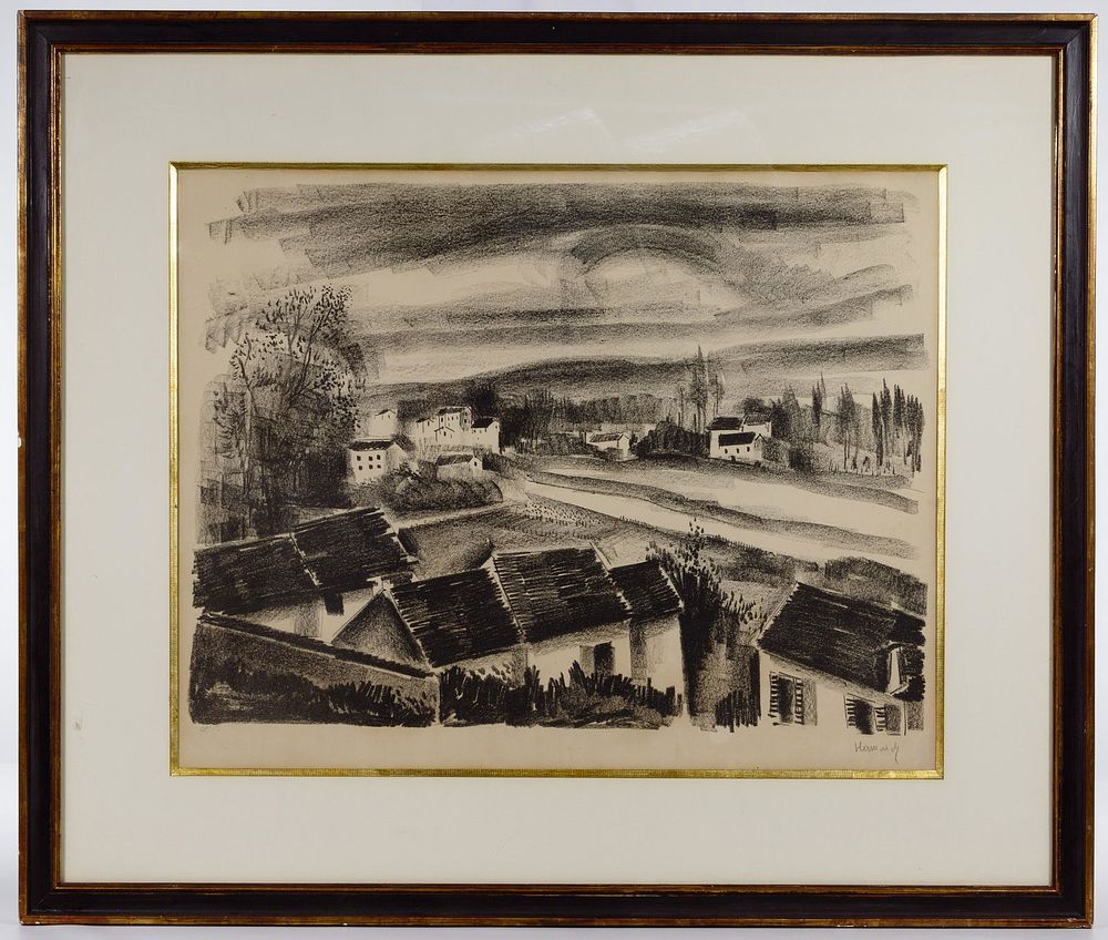 Lot 279: Maurice de Vlaminck (French, 1876-1958) 'La Vallee de
