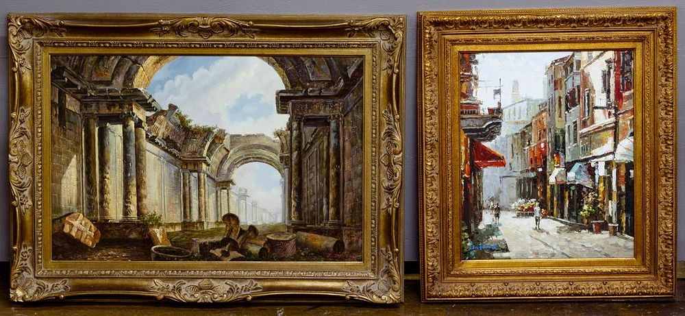 Lot 314: Oil on Canvas Assortment