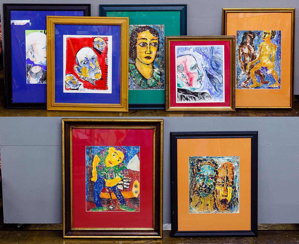 Lot 318: Painting on Paper Assortment