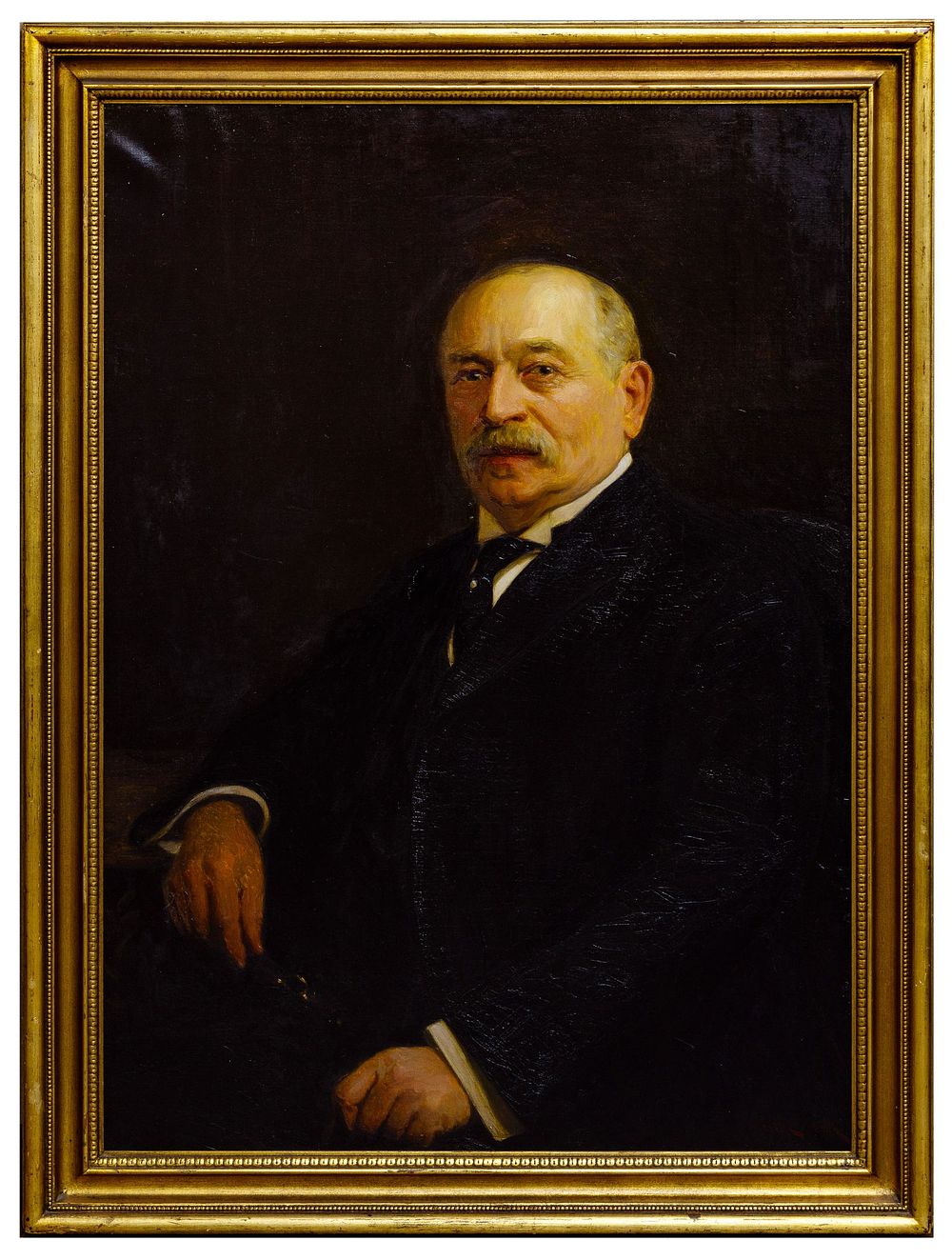 Lot 321: S.B. Linder (20th Century) Portrait, Oil on Canvas