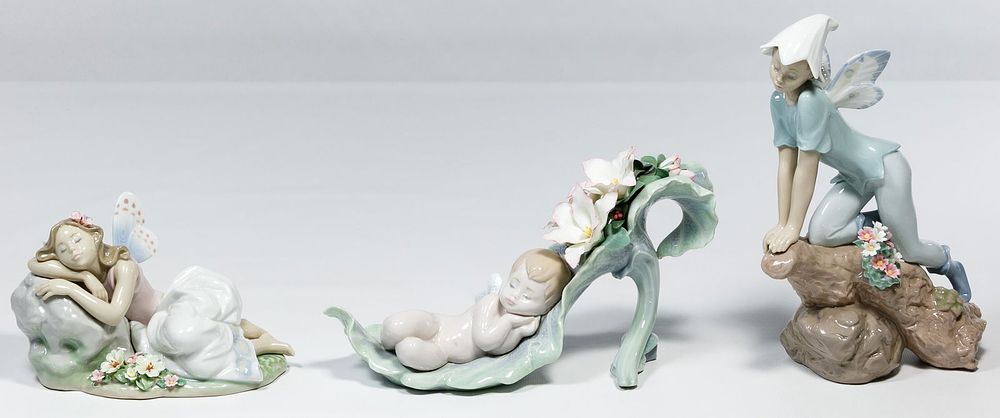 Lot 359: Lladro #7654, #7690 and #6787 Figurine Assortment