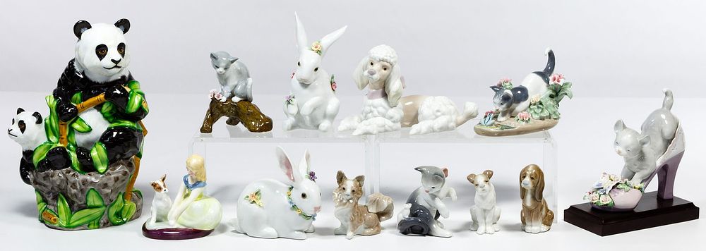 Lot 362: Lladro Animal Figurine Assortment