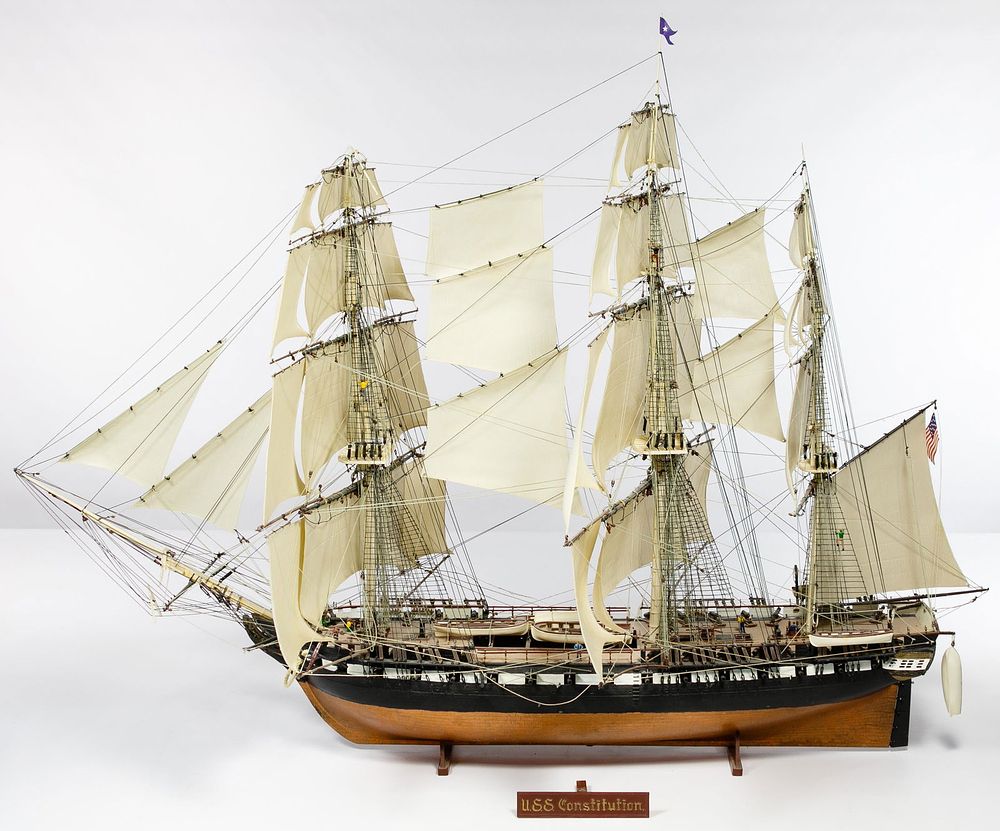 Lot 376: U.S.S. Constitution Model Ship