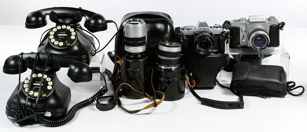Lot 381: Camera and Lens Assortment