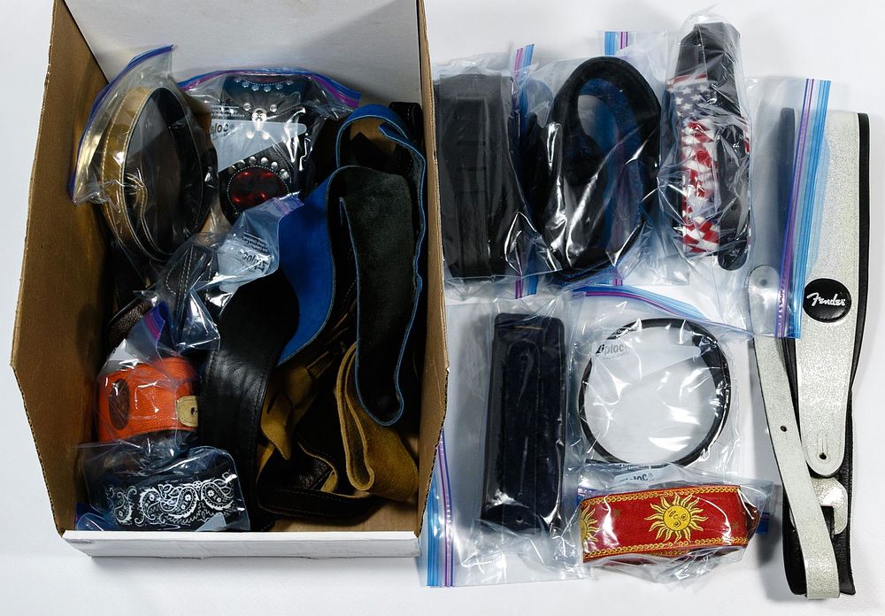 Lot 389: Guitar Strap Assortment