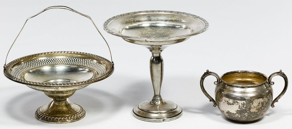 Lot 395: Sterling Silver Hollowware Assortment