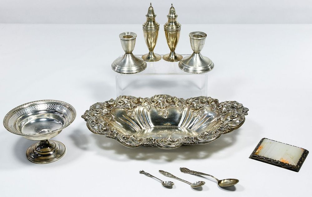 Lot 407: Woodside Sterling Silver Bowl