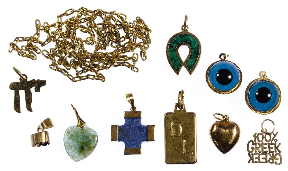 Lot 465: 14k Gold Jewelry Assortment
