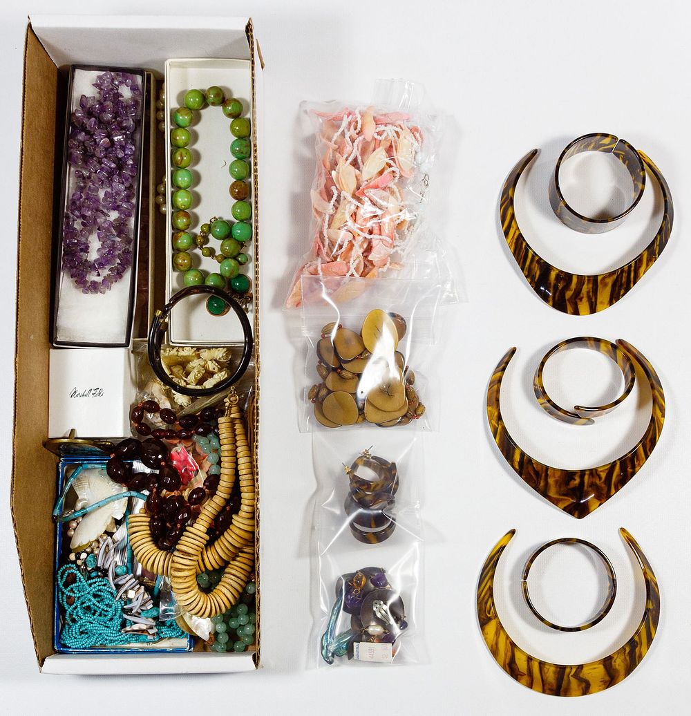Lot 541: Costume Natural Jewelry Assortment