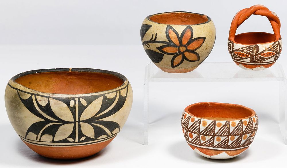 Lot 154: Native American Painted Pottery Assortment
