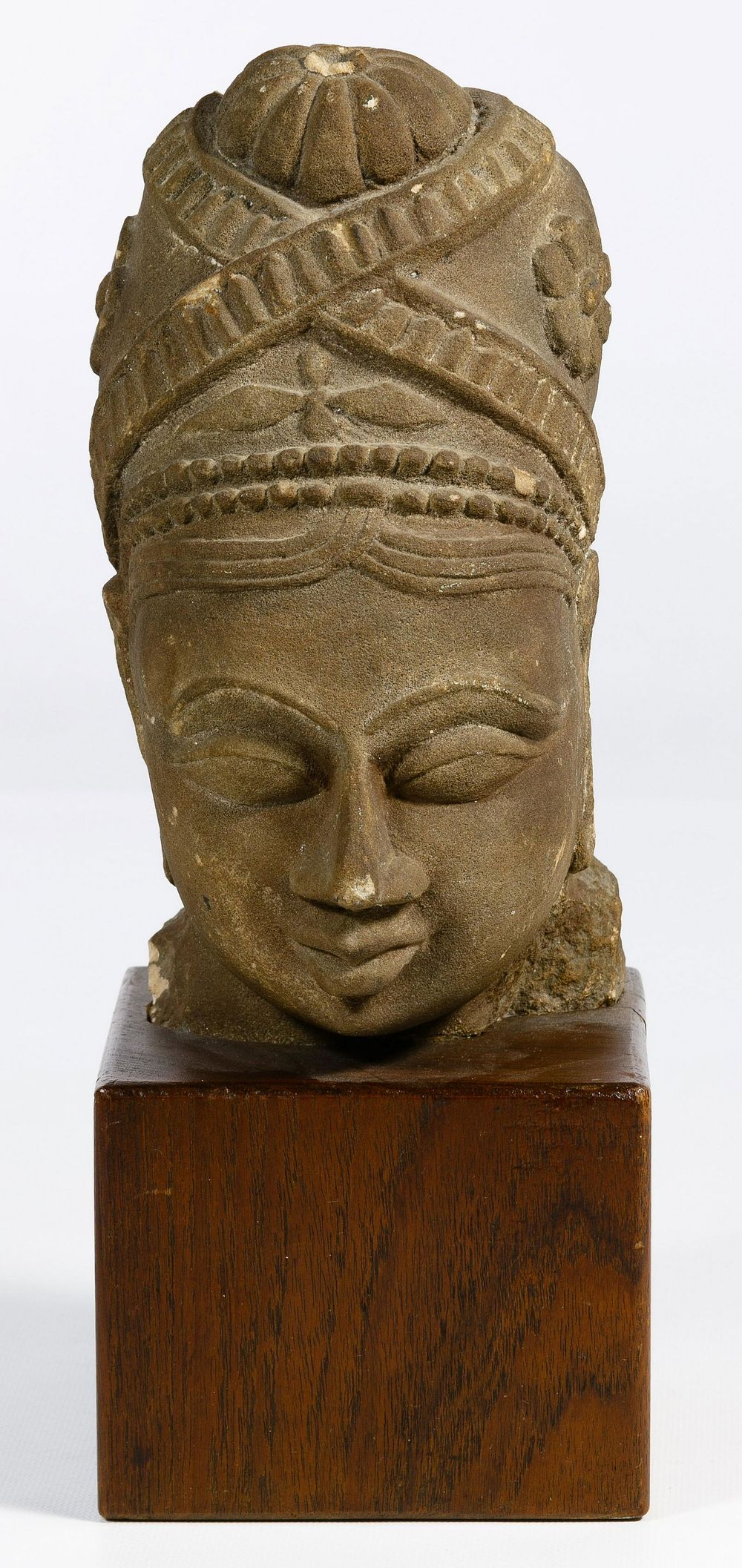 Lot 159: South Asian Sandstone Female Head