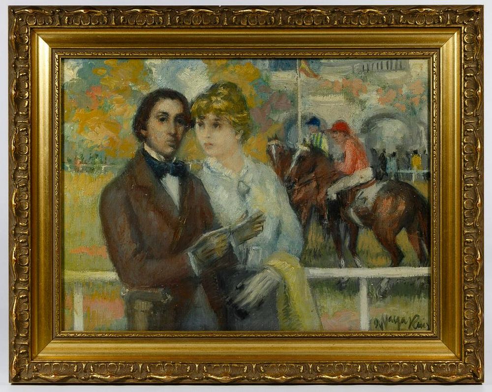Lot 174: Guillermo Vargas Ruiz (Spanish, 1910-1990) Oil on