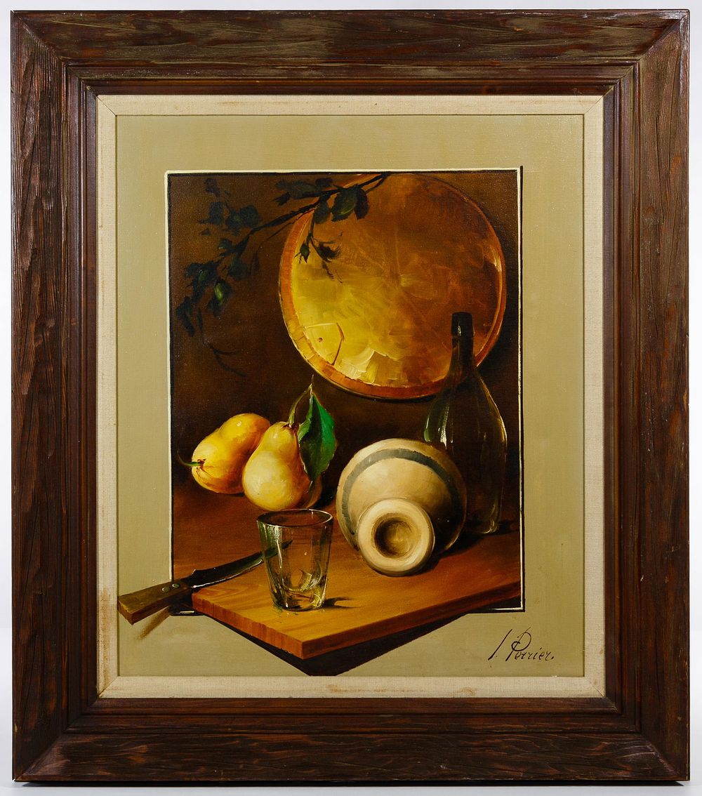 Lot 175: J. Perrier (French, 20th Century) Oil on Canvas
