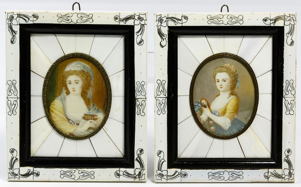 Lot 176: Kruger / Sarrey (European, 20th Century) Portraits in