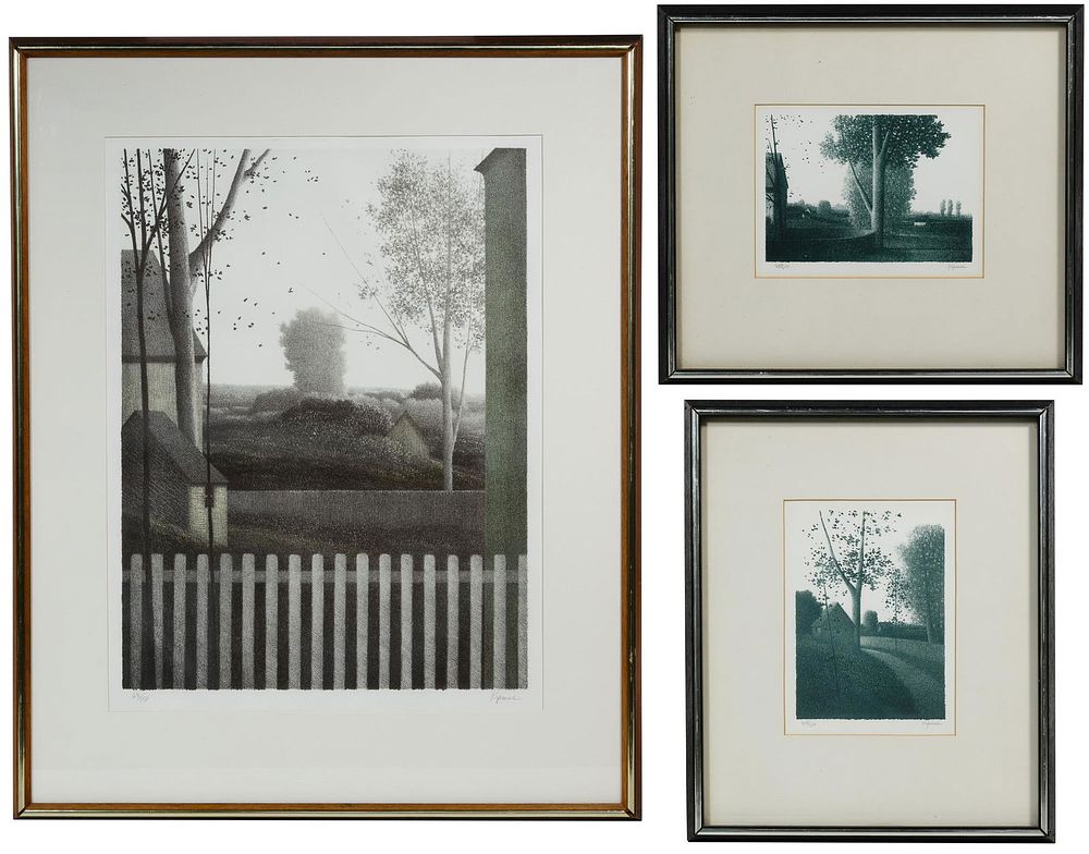 Lot 187: Robert Kipniss (American, b.1931) Lithograph Assortment