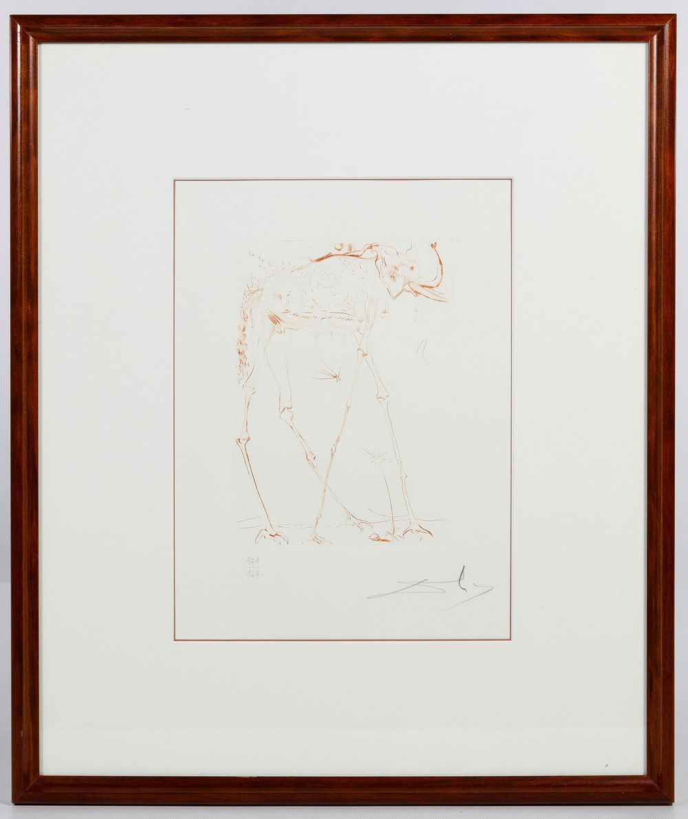 Lot 188: (Attributed to) Salvador Dali (Spanish, 1904-1989)