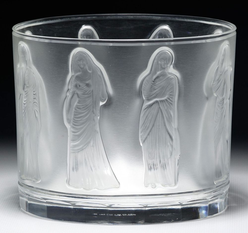 Lot 201: Lalique Crystal 'Femmes' Vase
