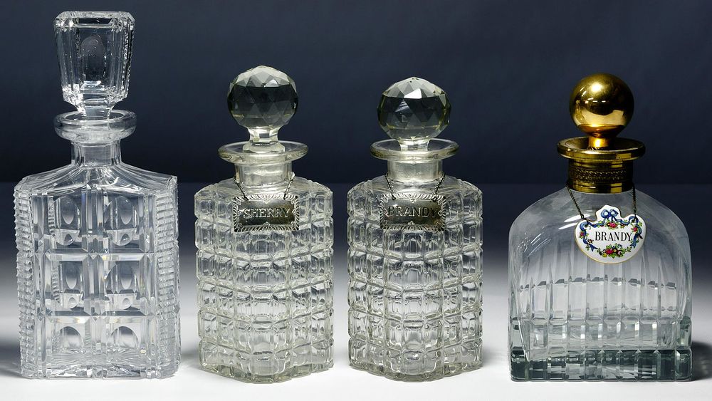 Lot 207: Glass Decanter Assortment