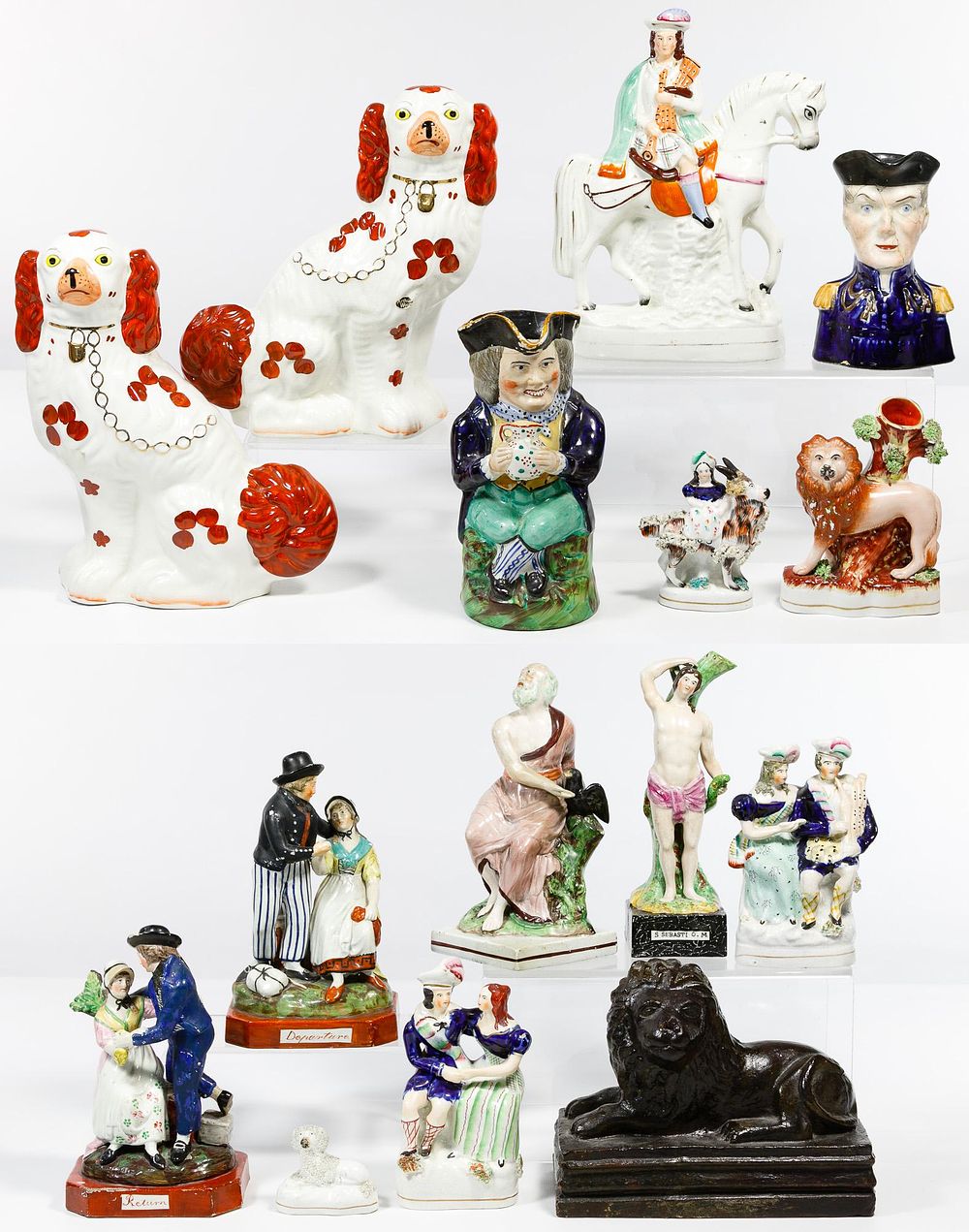 Lot 209: English Pottery and Porcelain Assortment