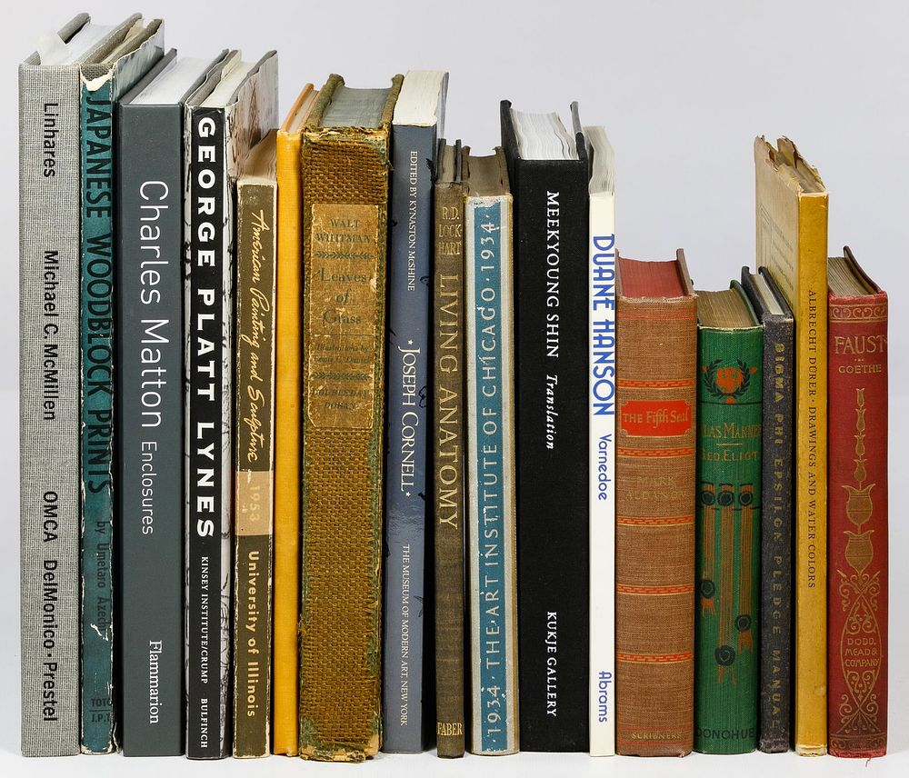 Lot 217: Art Catalog and Book Assortment
