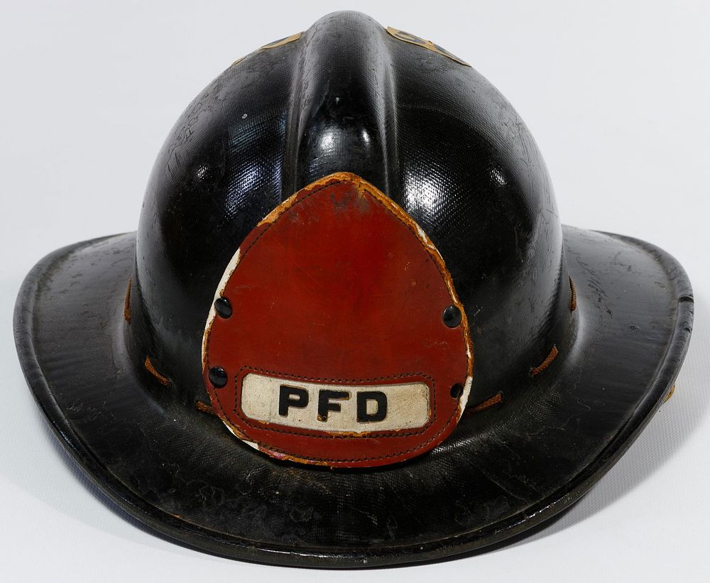 Lot 232: Fiberglass Fireman Helmet