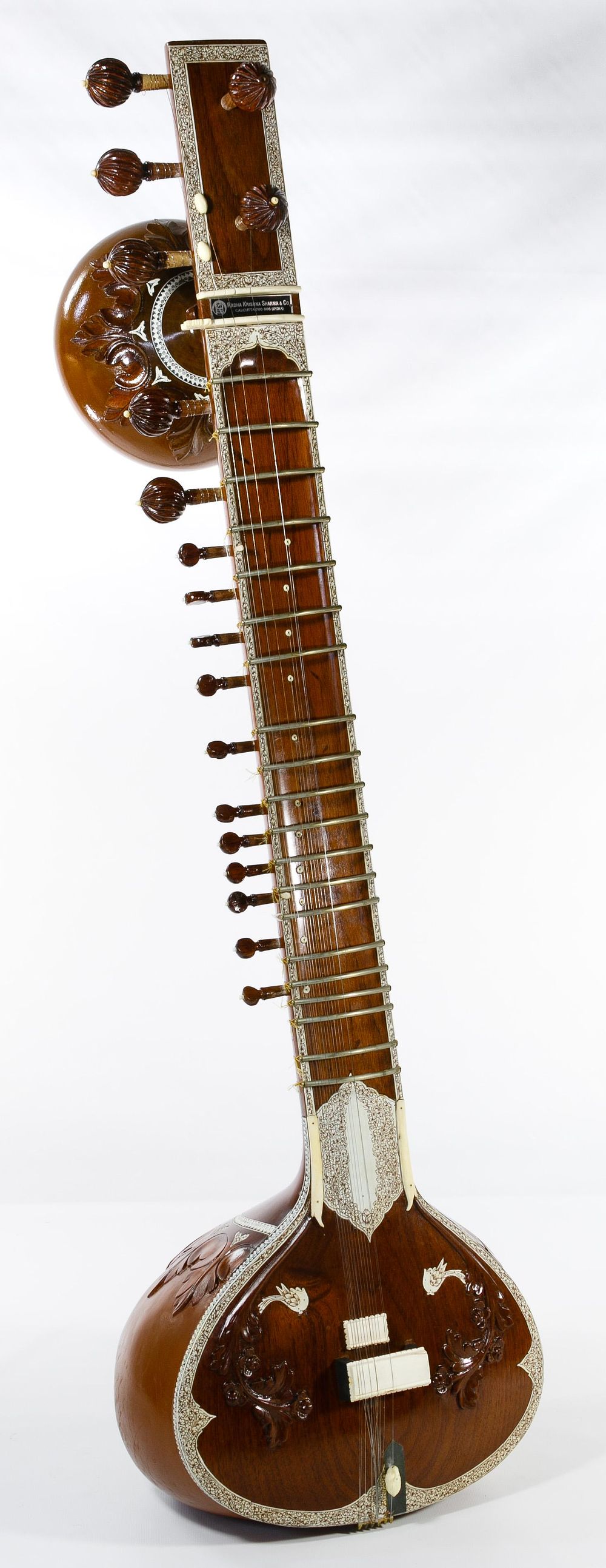 Lot 255: Radha Krishna Sharma & Co. Sitar with Case