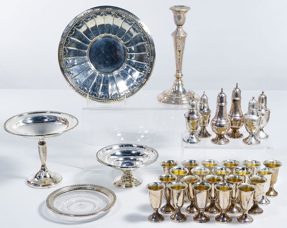 Lot 267: Sterling Silver Hollowware Assortment