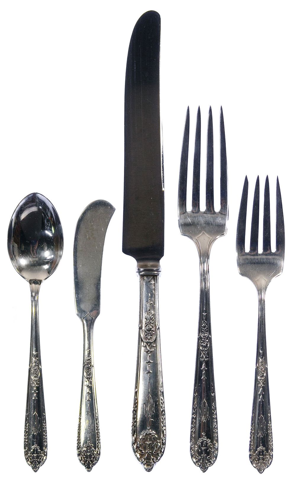 Lot 269: Alvin 'Della Robbia' Sterling Silver Flatware