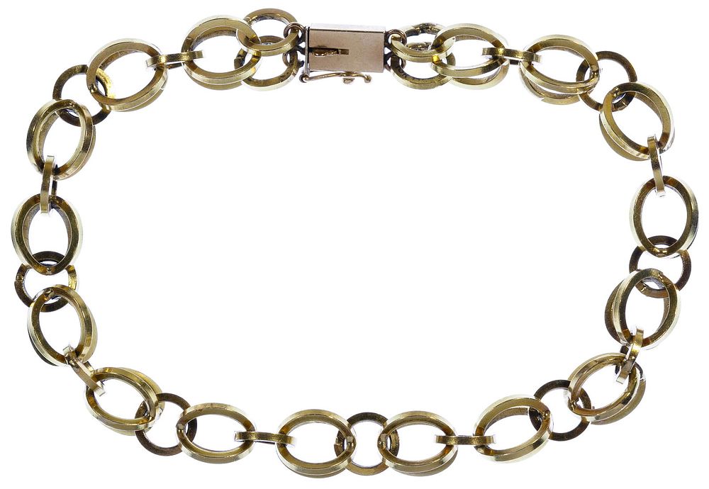 Lot 329: 14k Gold Bracelet