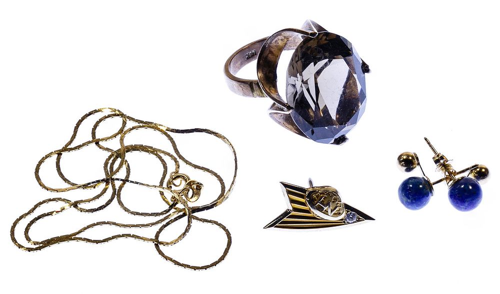 Lot 408: Mixed Gold Jewelry Assortment
