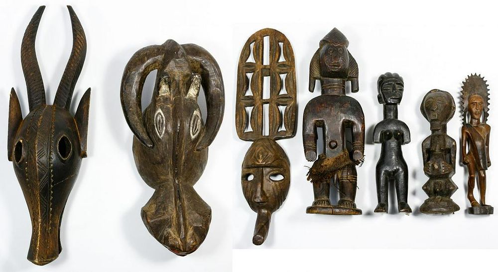 Lot 169: African Carved Wood Assortment