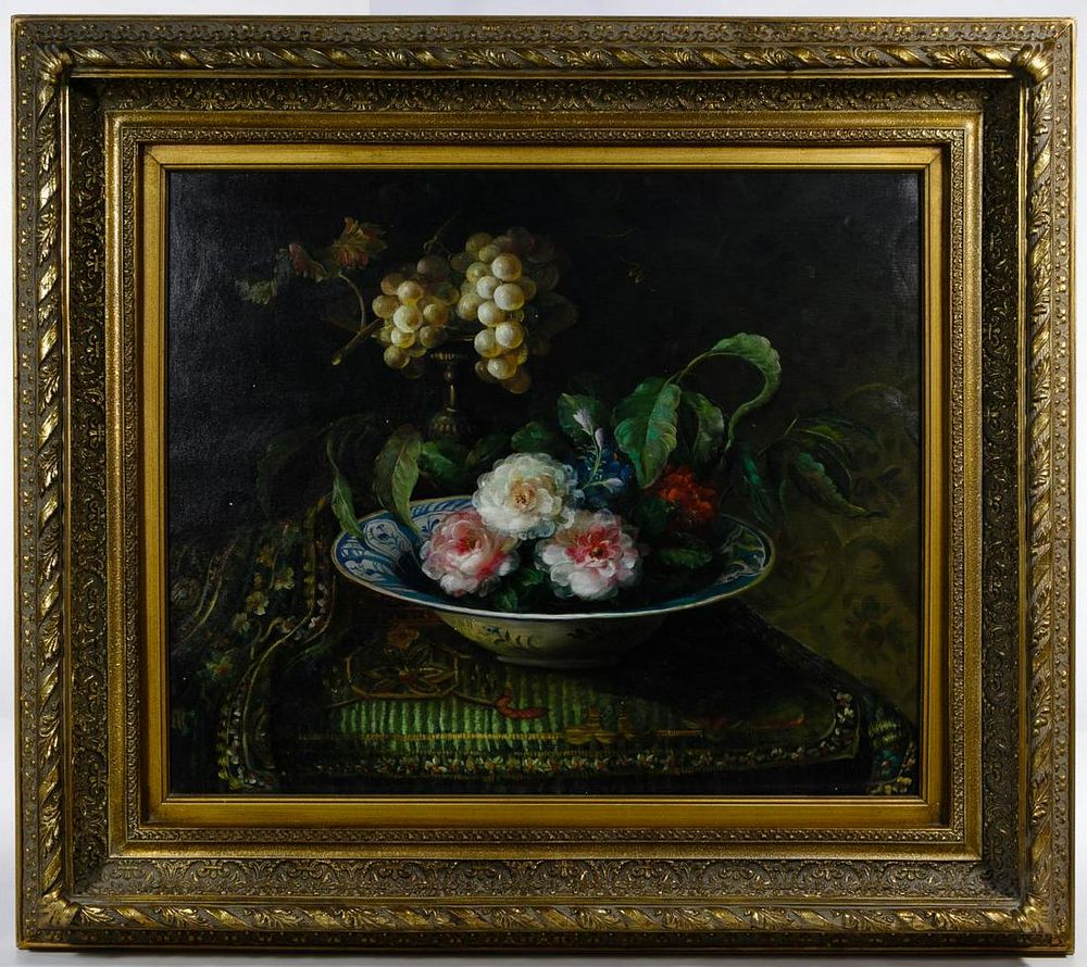 Lot 258: C. Julie (American, 20th Century) Oil on Canvas