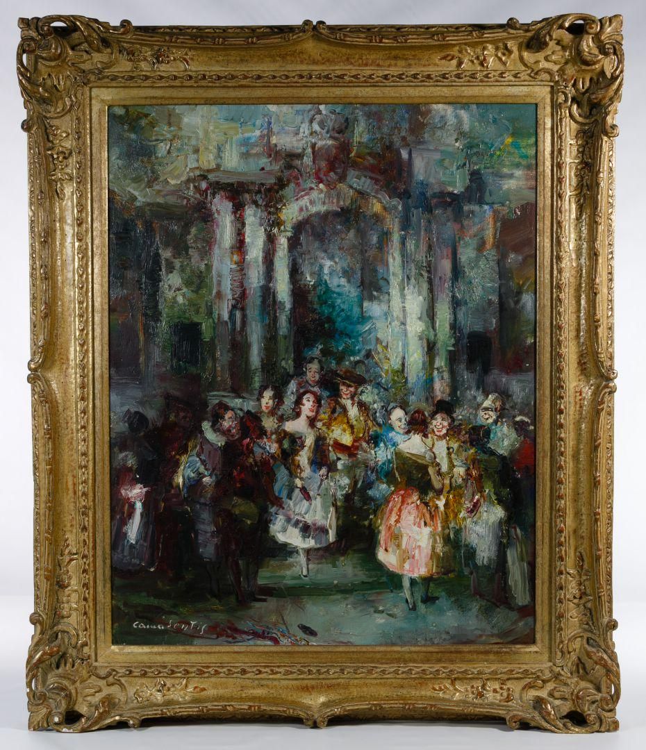 Lot 278: Joan Camo Sentis (Spanish, 1920-2001) Oil on Canvas