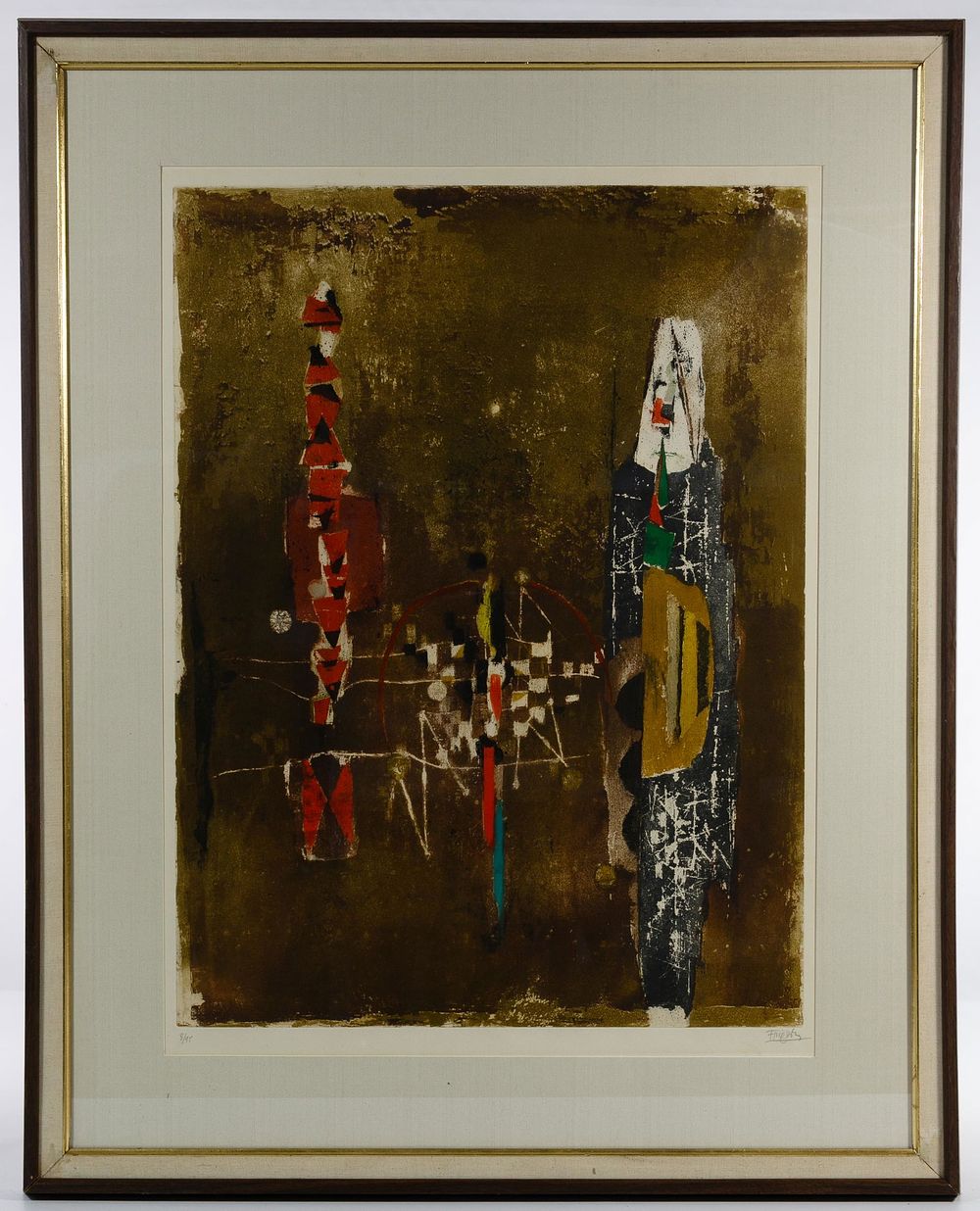 Lot 294: Johnny Friedlander (German, 1912-1992) Colored Etching