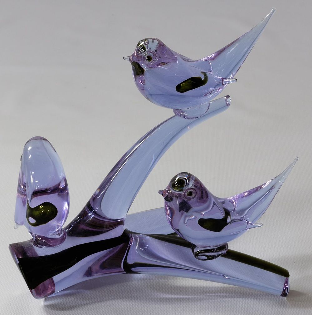 Lot 315: Cenedese Vetri Murano Art Glass Bird Sculpture