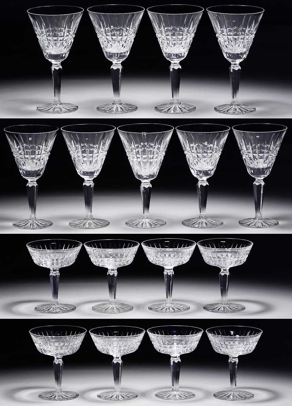 Lot 326: Waterford Crystal 'Glenmore' Stemware