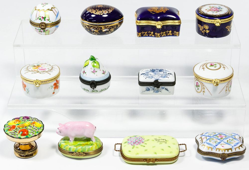 Lot 340: Limoges Trinket Box Assortment