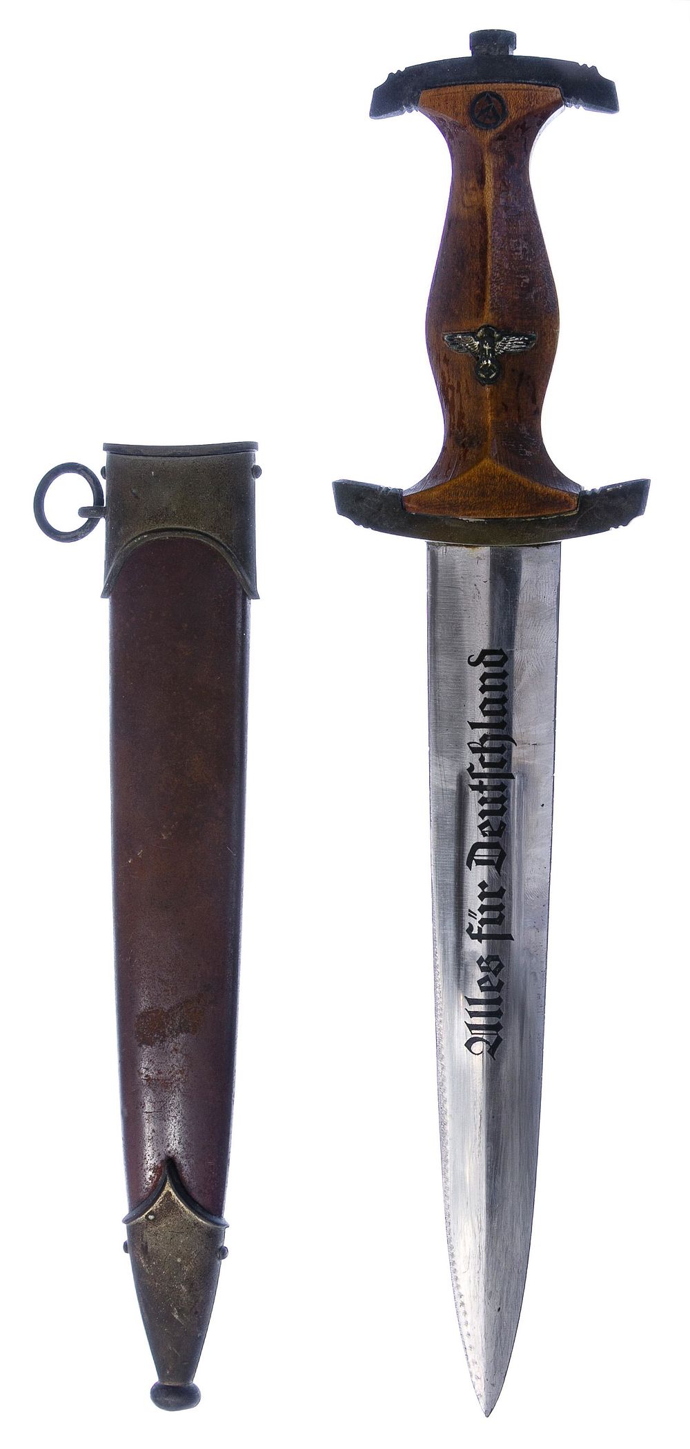 Lot 345: World War II German M33 SA Dagger and Scabbard