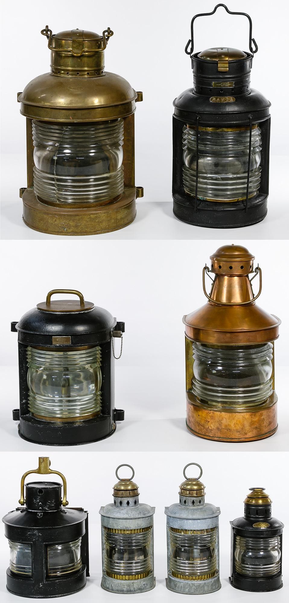 Lot 377: Nautical Lantern Assortment