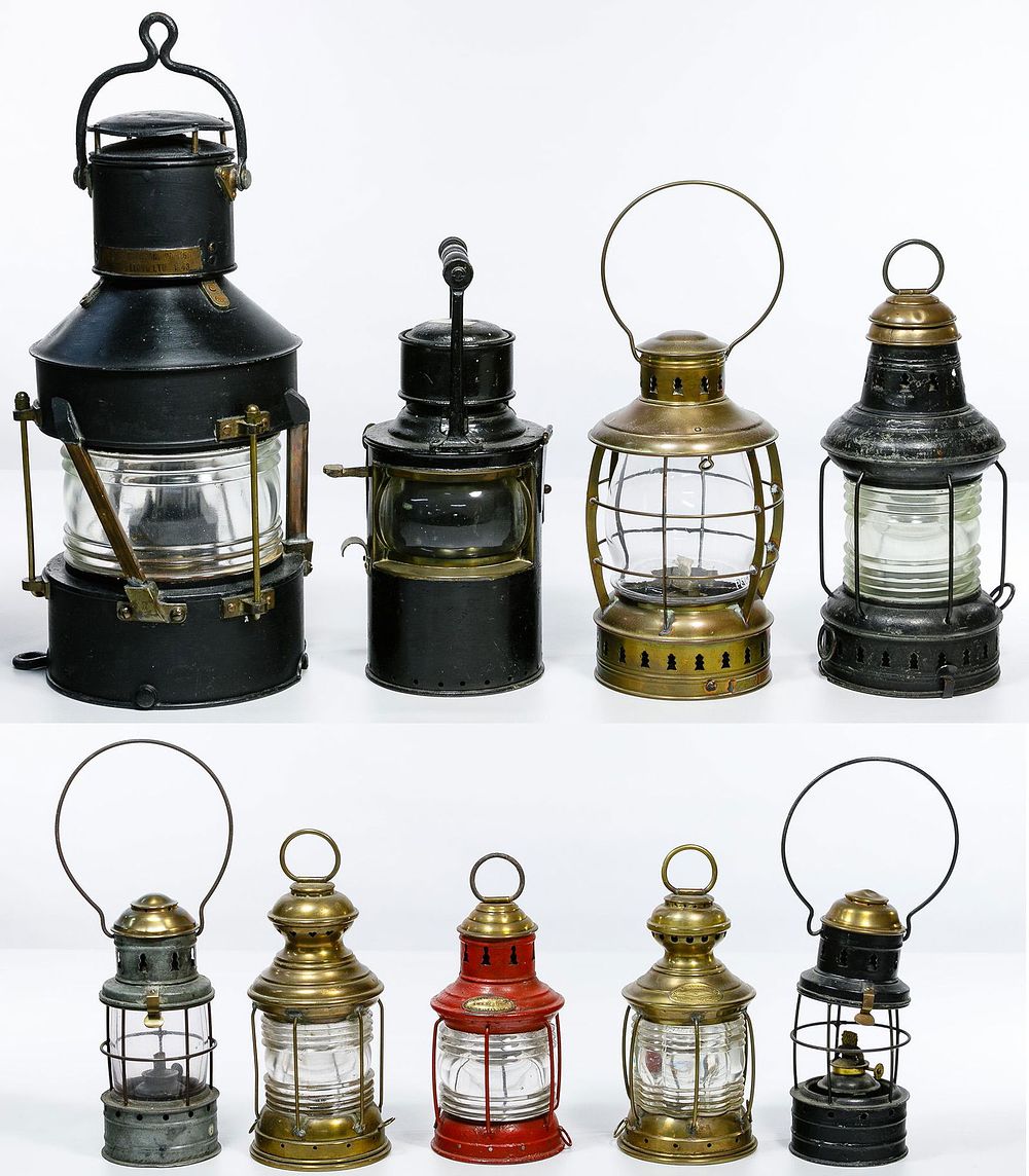 Lot 379: Nautical Maritime Lantern Assortment